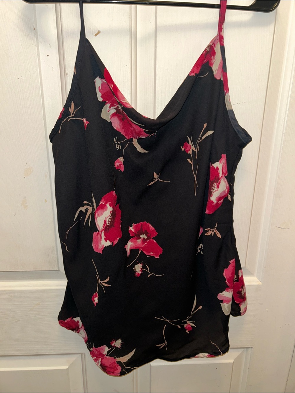 Black Floral Camisole